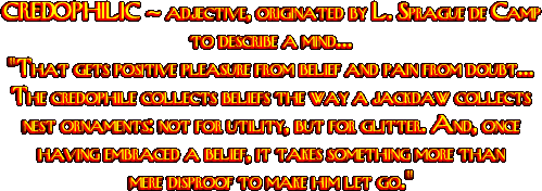 Credophilic Quote