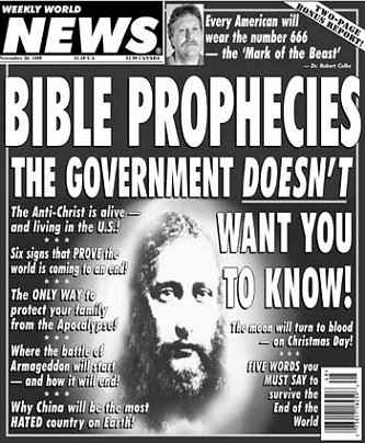 Weekly World News cover, 1999